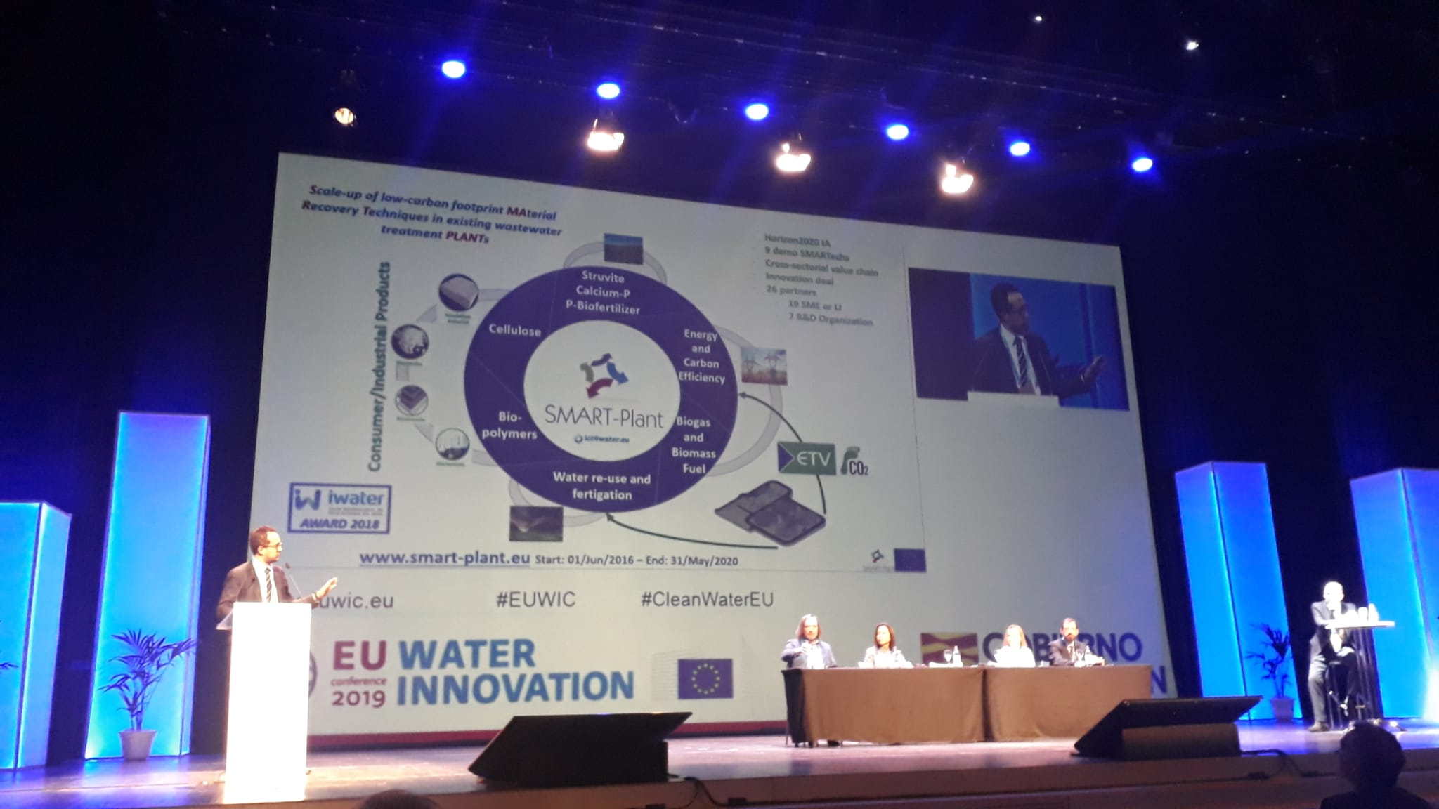 SMART-Plant presented in the EUWIC 2019 in Zaragoza